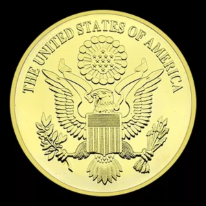 Medal of The Bird of Liberty American National Emblem Eagle Gold Coin Souvenir